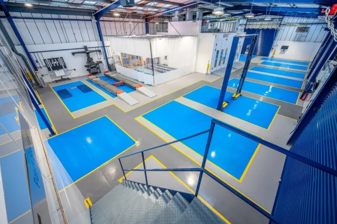 Finesse | an image showing the refurbished bodyshop in Dorking